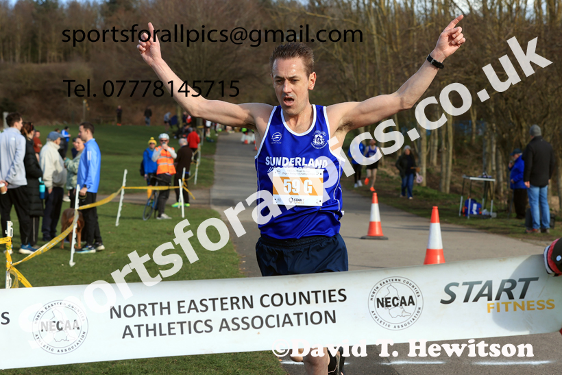 Masters Men Over-35s to 49s, 2026 NECAA Royal Signals Road Relays, Hetton Lyons Country Park, Hetton le Hole. Photo: David T. Hewitson/Sports for All Pics